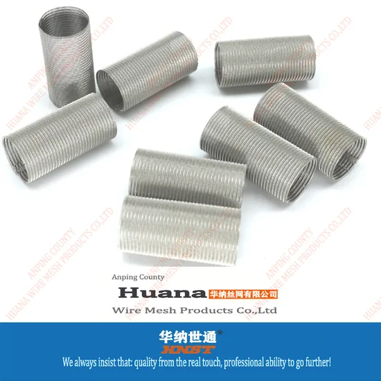 Customized 10-500 Mesh Stainless Steel Wire Mesh Cylindrical Filters